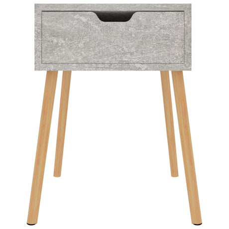 Vidaxl nachtkastjes 2 st 40x40x56 cm bewerkt hout betongrijs
