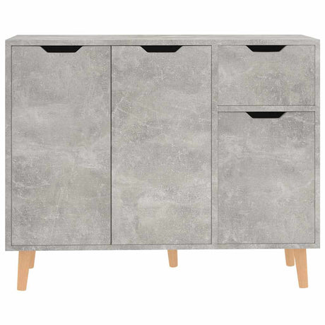 Vidaxl dressoir 90x30x72 cm bewerkt hout betongrijs