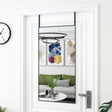 Vidaxl deurspiegel 50x100 cm glas en aluminium zwart