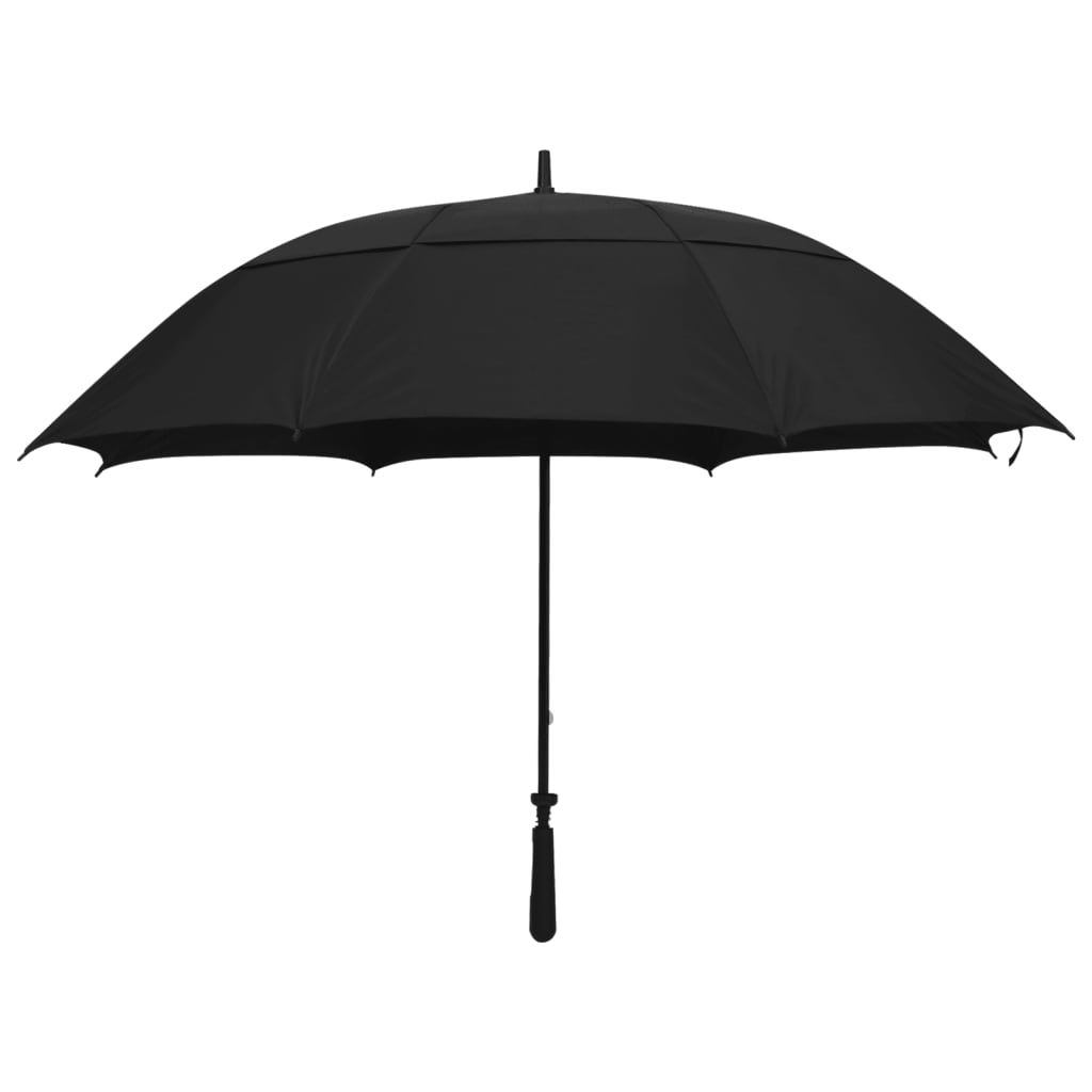 Vidaxl paraplu 130 cm zwart