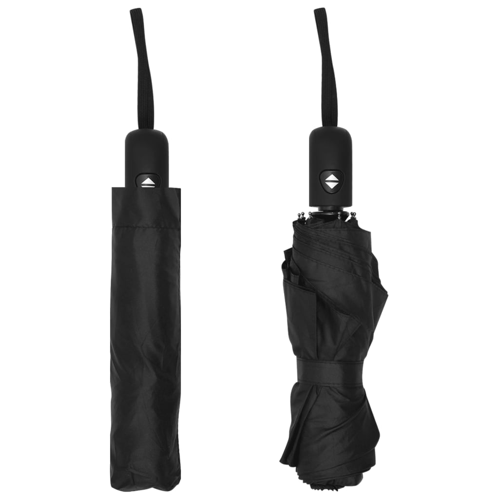 Vidaxl paraplu automatisch inklapbaar 95 cm zwart