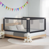 Vidaxl bedhekje peuter 190x25 cm stof donkergrijs