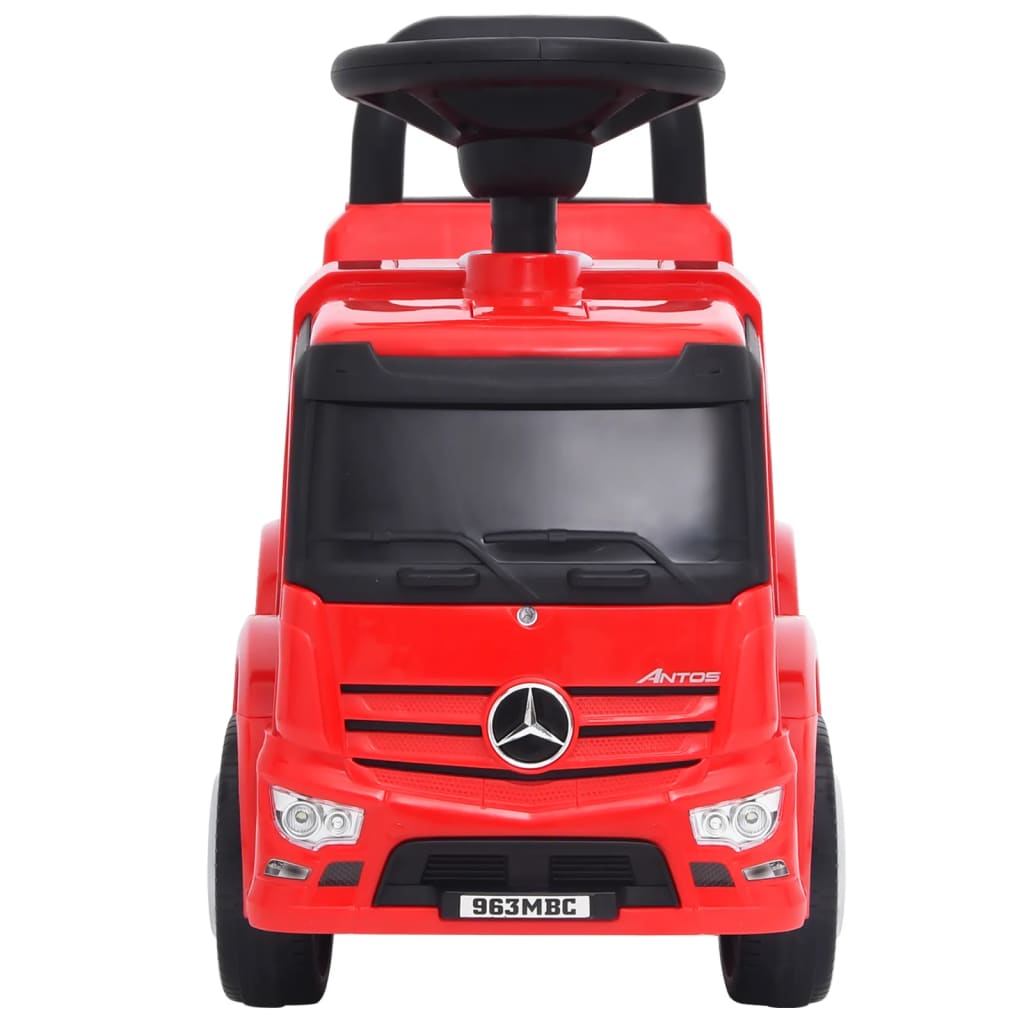 VidaXL Loopauto Mercedes Benz Truck rood