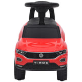 Vidaxl loopauto volkswagen t-roc rood