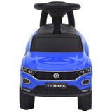 Vidaxl loopauto volkswagen t-roc blauw