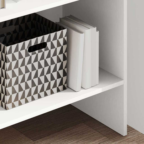 Vidaxl boekenkast 60x35x180 cm bewerkt hout wit