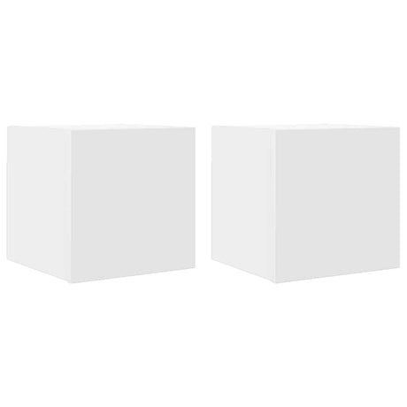 Vidaxl tv-wandmeubelen 2 st 30,5x30x30 cm wit