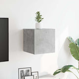 Vidaxl tv-wandmeubel 30,5x30x30 cm betongrijs