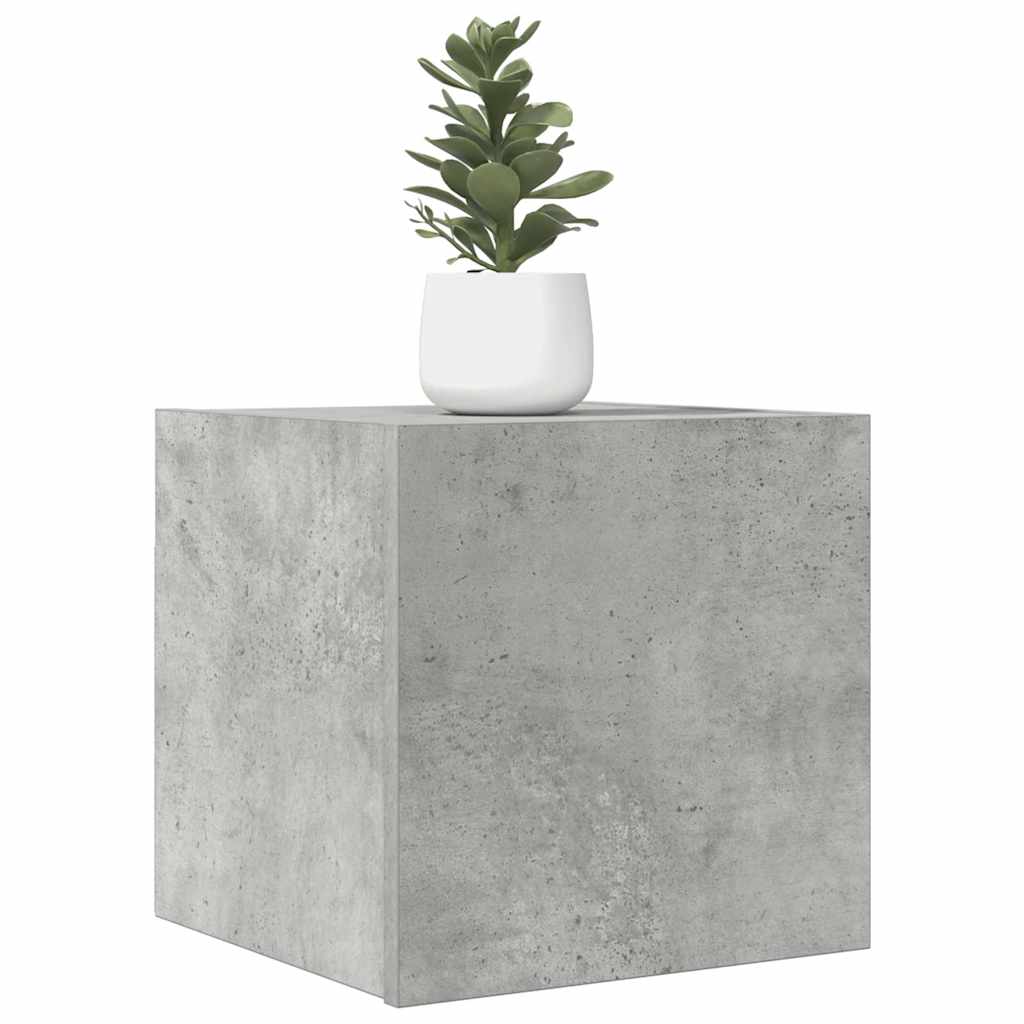 Vidaxl tv-wandmeubel 30,5x30x30 cm betongrijs