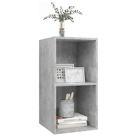Vidaxl tv-wandmeubel 37x37x72 cm bewerkt hout betongrijs