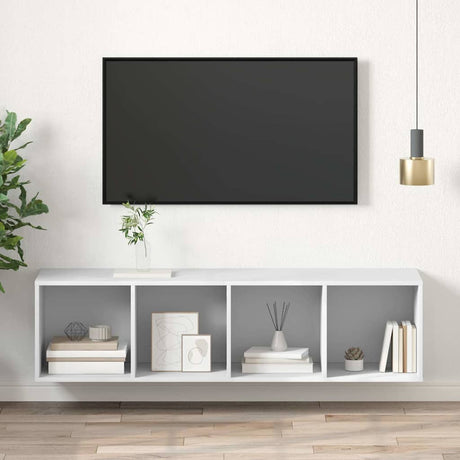 Vidaxl tv-wandmeubel 37x37x142,5 cm bewerkt hout wit