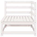 Vidaxl 2-delige loungeset met kussens massief grenenhout wit