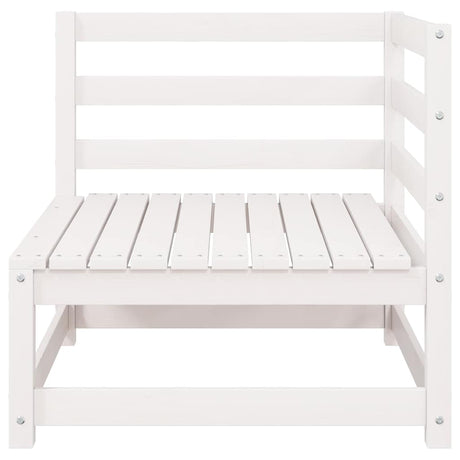 Vidaxl 2-delige loungeset met kussens massief grenenhout wit