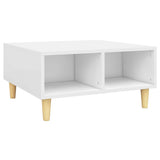 Vidaxl salontafel 60x60x30 cm bewerkt hout wit