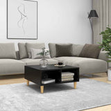 Vidaxl salontafel 60x60x30 cm bewerkt hout zwart