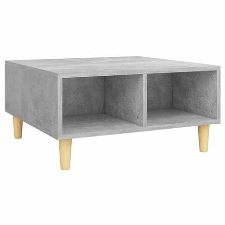 Vidaxl salontafel 60x60x30 cm bewerkt hout betongrijs