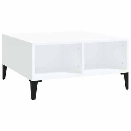Vidaxl salontafel 60x60x30 cm bewerkt hout wit