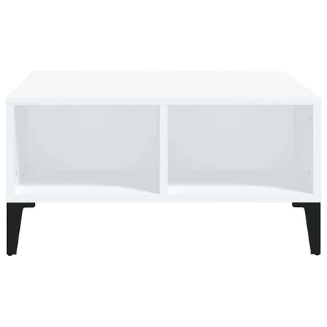 Vidaxl salontafel 60x60x30 cm bewerkt hout wit