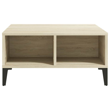 Vidaxl salontafel 60x60x30 cm bewerkt hout sonoma eikenkleurig