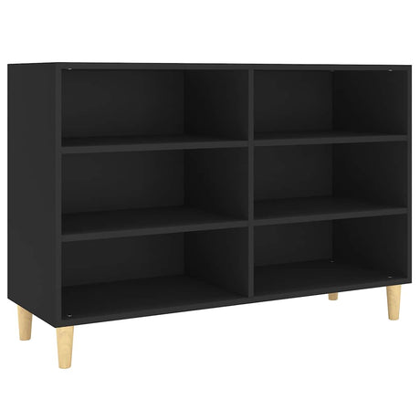 Vidaxl dressoir 103,5x35x70 cm bewerkt hout zwart