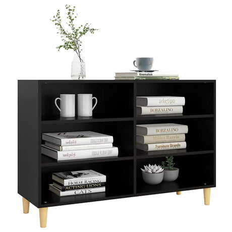 Vidaxl dressoir 103,5x35x70 cm bewerkt hout zwart