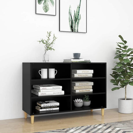Vidaxl dressoir 103,5x35x70 cm bewerkt hout zwart