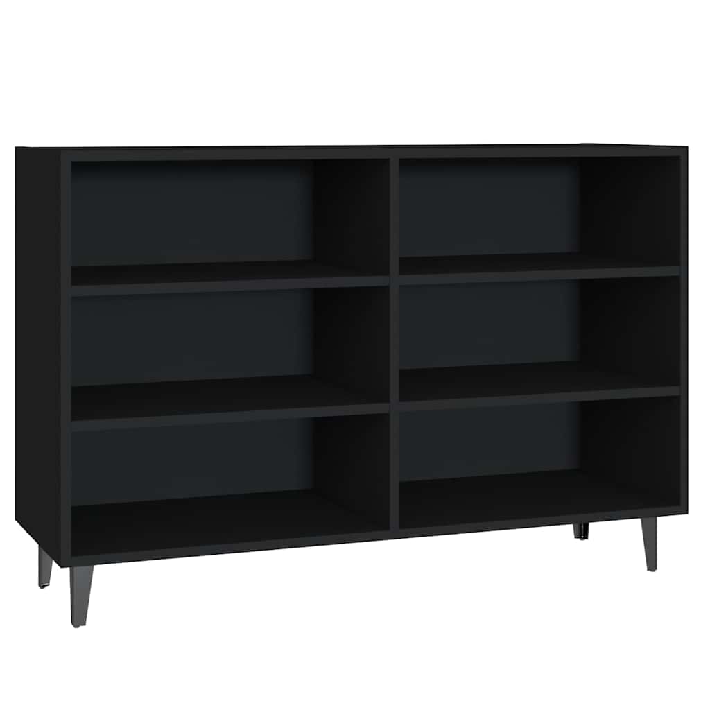 Vidaxl dressoir 103,5x35x70 cm bewerkt hout zwart