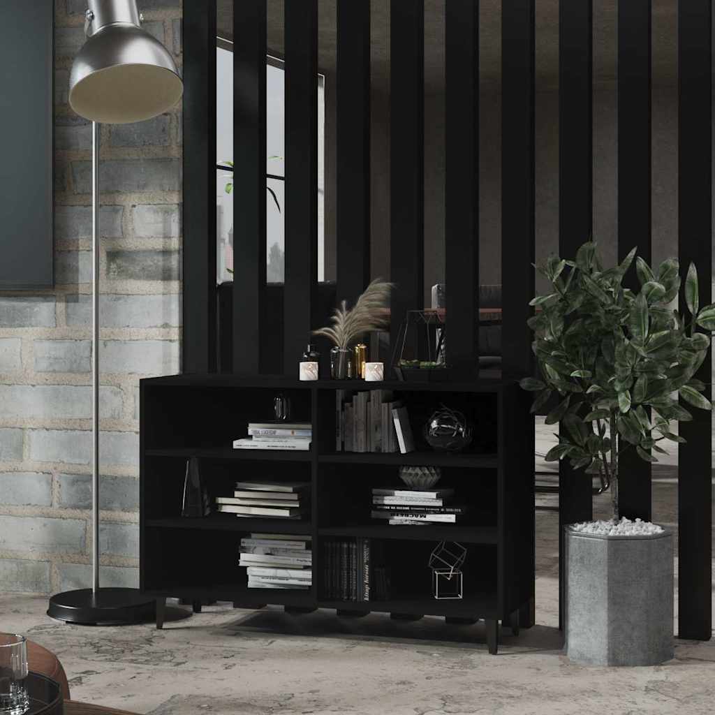 Vidaxl dressoir 103,5x35x70 cm bewerkt hout zwart