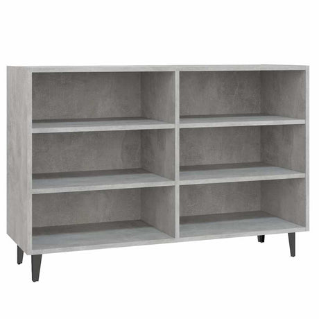 Vidaxl dressoir 103,5x35x70 cm bewerkt hout betongrijs