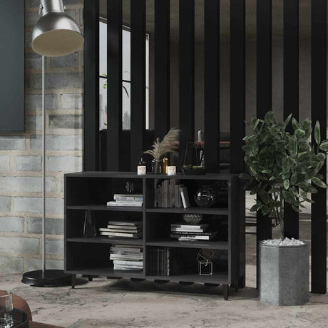 Vidaxl dressoir 103,5x35x70 cm bewerkt hout hoogglans grijs
