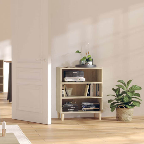 Vidaxl dressoir 57x35x70 cm bewerkt hout sonoma eikenkleurig