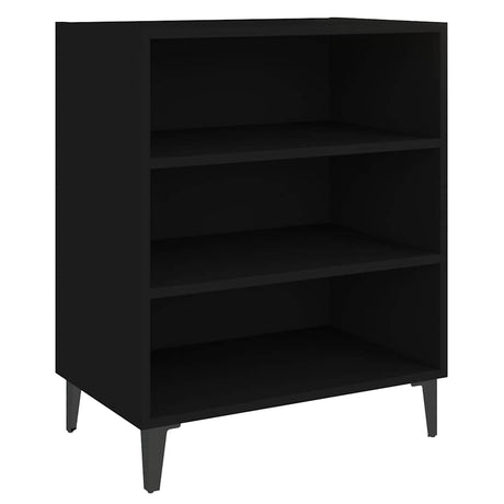 Vidaxl dressoir 57x35x70 cm bewerkt hout zwart