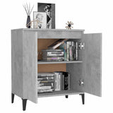 Vidaxl dressoir 60x35x70 cm bewerkt hout betongrijs
