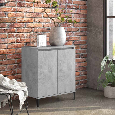 Vidaxl dressoir 60x35x70 cm bewerkt hout betongrijs
