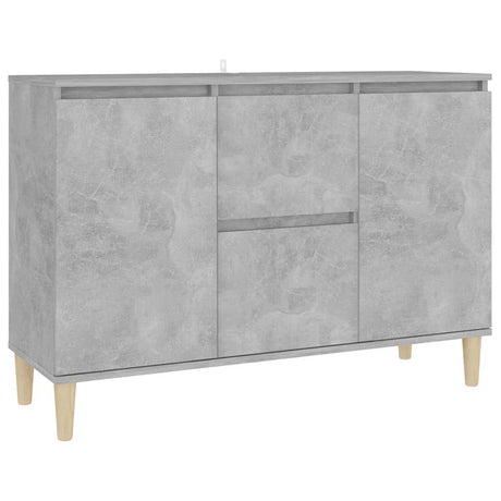 Vidaxl dressoir 101x35x70 cm bewerkt hout betongrijs