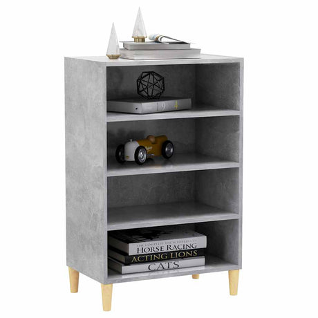 Vidaxl dressoir 57x35x90 cm bewerkt hout betongrijs