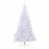 Vidaxl kunstkerstboom met standaard half 210 cm pvc groen