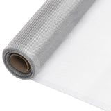 Vidaxl gaas 80x2000 cm aluminium zilverkleurig