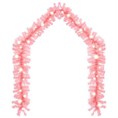 Vidaxl kerstslinger met led-lampjes 5 m roze