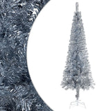 VidaXL Kerstboom smal 180 cm zilverkleurig