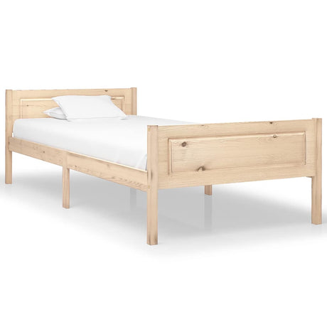 Vidaxl bedframe massief grenenhout 90x200 cm