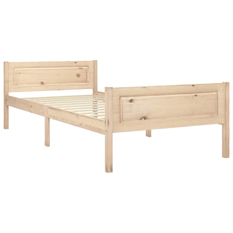 Vidaxl bedframe massief grenenhout 90x200 cm
