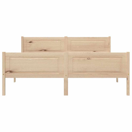 Vidaxl bedframe massief grenenhout 140x200 cm
