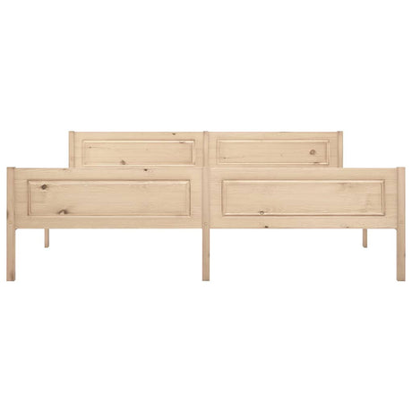 Vidaxl bedframe massief grenenhout 180x200 cm