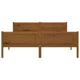 Vidaxl bedframe massief grenenhout honingbruin 140x200 cm