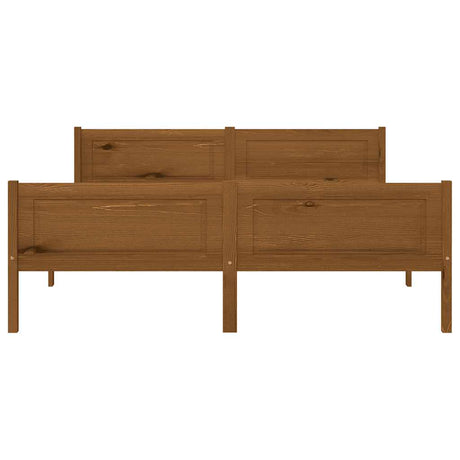 Vidaxl bedframe massief grenenhout honingbruin 140x200 cm