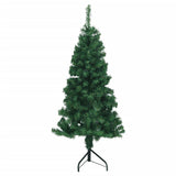 Vidaxl kunstkerstboom hoek 120 cm pvc groen