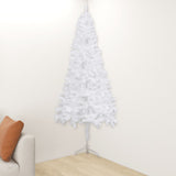 Vidaxl kunstkerstboom hoek 150 cm pvc wit