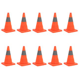 Vidaxl verkeerskegel pop-up 10 st 42 cm