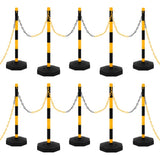 Vidaxl kettingpalenset met kunststof ketting 10 m